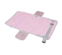 iplusmile Cama de Avión Portátil para Pequeños Apoyo de Piernas | Instalación Rápida, Tela Rosa, Correas Ajustables y Base Antideslizante, para Vacaciones y Viaje en Avión