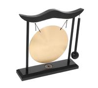 iplusmile Campana de Cobre Feng Shui para Decoración Zen de Hogar Adorno Artístico de Gong Chino para Sala y Regalo de Suerte Ornamento Duradero y Elegante