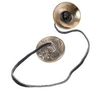 iplusmile Campanas Vibrantes Tingsha de Nepal Instrumento de Percusión para Terapia de Sonido Platillos de Meditación para Yoga y Prácticas Espirituales