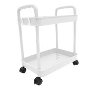 iplusmile Carrito de Almacenamiento Rodante Ruedas Organizador Multifuncional para Cocina Oficina y Baño Diseño Elegante y Práctico Carro de Utilidad con Gran Capacidad para Organización