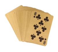iplusmile Cartas de Póquer de Papel Diseño de Calavera Creativa, Color Caqui, Buena Resistencia y No se Rompen, Ideales para Bodas y Vacaciones