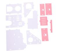 iplusmile Casa para Hámster Colorida y Resistente Escondite Cómodo para Cobayas Chinchillas y Erizos Villa Pequeña y para Roedores Pequeños Plataforma para Mascotas Pequeñas