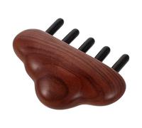 iplusmile Cepillo de Masaje Meridian de Madera Peine Multifuncional para Cabelludo y Cuerpo Cepillo Gua Sha Manual para Spa Casa y Relajación Masajeador Portátil para Terapia Completa