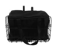 iplusmile Cesta Plegable para Bicicleta de Montaña Negra 1 Pieza 1300 Bolsa Interior Extraíble para Portaequipajes Delantero y Trasero Accesorios Funcionales para Ciclismo Urbano Aire