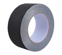 iplusmile Cinta Americana Negra Mate 2 Pulgadas X 30 Yardas Cinta Adhesiva Industrial Multifunción para Pisos Alfombras y Cables Rollo Resistente y Fácil de Cortar para Uso Profesional