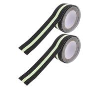 iplusmile Cinta Antideslizante Autoadhesiva 2 Piezas para Escaleras Tiras Reflectantes de Seguridad Efecto Luminoso Nocturno Alta Adherencia Resistente para Suelos Interiores y