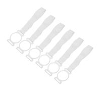 iplusmile Cinturón de Moxa Profesional Blanco de Pp y Nylon, 6 Correas Portátiles Ajustan Bien y Sujetan Firmemente para Terapia en Rodillas y Articulaciones