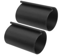 iplusmile Clip para Rollos de Lona Negro Grande, Abrazadera para Rollo de Tela, Soporte para Lienzos de Pintura Gemas de Imitación, Accesorio de Almacenamiento para Manualidades y Arte