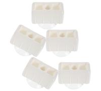 iplusmile Clips de Seguridad para Parque Infantil 5 Unidades con Base de Plástico Reforzado para Corralito Soportes de Esquina para Habitaciones de Ñiño Accesorios para Puertas y