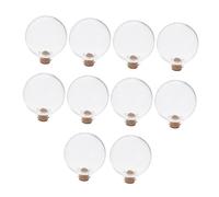 iplusmile Colgante de Botella de Perfume DIY 10 Piezas 35mm Decorativo para Automóviles, Portátil y Compacto, Transparente, Accesorio para Ambientador de Coche, Uso en Hogar y Viaje