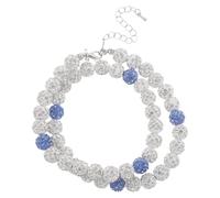 iplusmile Collar de Béisbol para Deportistas con Colgante de Bola de Arcilla Cadena Brillante Estilo Hip Hop Accesorio Deportivo para Hombres y Regalo para Aficionados y Atletas