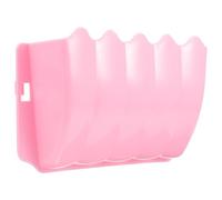 iplusmile Comedero para Jaula de Mascotas en Plástico Rosa Soporte para Conejo y Chinchilla Que Minimiza el Desperdicio y Almacena Heno en Jaulas para Pequeños Mamíferos