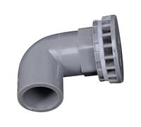 iplusmile Conector de PVC en Forma de L para Tanque de Agua y Acuario, Resistente Corrosión, Fácil Conexión y Desconexión, Accesorio para Tubería de Drenaje de 20 Mm