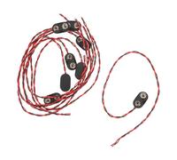 iplusmile Conector para Batería de 9 V con Pinza Tipo I Cable Rígido de 300 MM Carcasa de Plástico Duro 8 Piezas Adaptador para Pastillas en Equipos de Audio Profesional