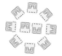 iplusmile Conector USB Hembra Tipo a 2.0, Ángulo Horizontal 90°, Patas Dobladas y Cubierta Trasera, Paquete 100 Unidades, Reemplazo para Puertos USB en Equipos Electrónicos y Grabación de Estudio