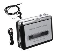 iplusmile Convertidor de Cassette Portátil USB Alta Fidelidad Reproductor Cassette sin Batería Compacto para PC y Portátil Software Incluido para Transferencia Sencilla