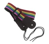 iplusmile Correa Ajustable para Ukelele con Pasador Trasero Correa de Hombro de Cuero Suave y Tela Resistente Color Arcoíris Oscuro Diseño Cómodo para Viajes y Conciertos Accesorio para