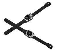 iplusmile Correa de Fijación para Patines de Hielo y Accesorios para Patines 250mm Negro PVC y Goma con Hebilla en Forma de Corazón y Tornillos y Roller Shoes