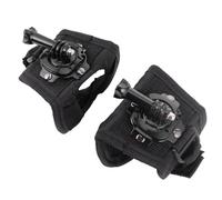 iplusmile Correa de Guante para Cámara con Rotación 360 Grados 2 Piezas Negras Soporte Compatible con Gopro para Deportes como Surf Ciclismo Escalada y Snorkel