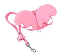 iplusmile Correa de Tracción Arnés Transpirable de Nylon para Mascotas Pequeñas Presa Rosa Adecuado para Paseos y Decoración de Fiestas