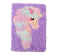 iplusmile Cuaderno de Notas Unicornio con Peluche Diseño Adorable para Niñas Bloc de Escritura Duradero y Práctico Regalo para Cumpleaños y Festivales