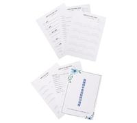 iplusmile Cuaderno de Práctica para Extensiones de Pestañas de Entrenamiento para Principiantes Libro de Mapeo de Técnica de Pestañas Kit de Entrenamiento Profesional para Evitar Errores