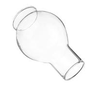 iplusmile Cubierta De Cristal para Velas Chimenea De Cristal Resistente Al Viento Portavelas Transparente Decorativo para Uso Doméstico