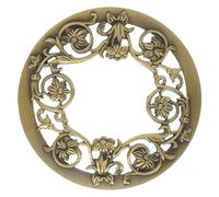 iplusmile Cubierta Hueca para Vela Aromática 8,2 Cm De Aleación De Zinc, Tapa Recolectora De Calor a Prueba De Viento, para Aromaterapia y Decoración Vintage