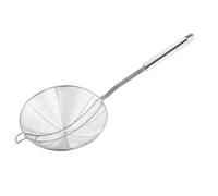 iplusmile Cucharón Colador de Acero Inoxidable con Cesta poco Profunda y Doble Resorte, Diseñado para Escurrir Aceite y Agua en Freír y Hot Pot