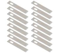 iplusmile Cuchillas para Cortadores Artesanales de Acero Plateado 50 Piezas Resistentes, Diseñadas para Manualidades en Papel, Plástico y Madera, Uso Profesional y Hobby
