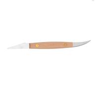 iplusmile Cuchillo de Recorte Artístico de Acero Inoxidable Mango Ergonómico de Madera para Modelado en Cerámica, Adecuado para Entusiastas del Bricolaje y Manualidades en Estudio
