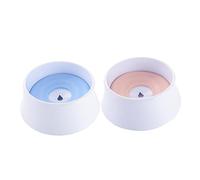 iplusmile Cuenco Antisalpicaduras para Fácilmente Gran Capacidad y Material Seguro para y Gatos Color Rosa
