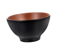 iplusmile Cuenco Redondo Japonés Retro de Resistente para Sopa y Ramen Bol para Fideos y Ensalada para Hogar y Restaurante Fácil Limpieza