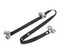 iplusmile Cuerda de Campana de Alarma para Mascotas Portátil Alarma Negra