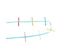 iplusmile Cuerda de Seguridad para Múltiples Asas Coloridas Ligera y Resistente para Guarderías y Paseos Escolares Previene Pérdidas y Facilita el Control Exteriores