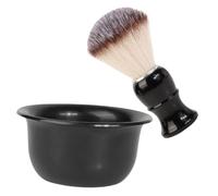 iplusmile Cuidado Barba Hombre con Brocha y Bol Espuma Kit Afeitado Profesional para Piel Sensible Exfoliante y Portátil Rutina Grooming Completa