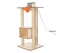 iplusmile de Elevador Técnico DIY Juguete Educativo de Construcción Manual Kit de Ciencia para Pilas Desarrollo de Habilidades y Aprendizaje Stem