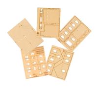 iplusmile De Ensamblaje De Madera Casa Maqueta De Construcción Juguetes Manualidades Decoración Clásica Europeos para Actividades Educativas y Creativas