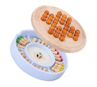 iplusmile de Memoria Educativo de Madera con Colores Brillantes para Niñas de Mesa para Entrenar Memoria Coordinación Manos y Desarrollo Lógico Inteligencia con Caja de Almacenamiento