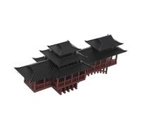 iplusmile Decoración De Jardín Decoración del Hogar Cenador Puente Decorativo para Jardín Pequeño Pabellón Adorno De Puente Miniadorno De