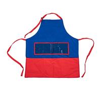 iplusmile Delantal Educativo de Tela Azul para Enseñanza con Bolsillo para Libros Ilustrados, Práctico para Contar Historias y Uso con Libros de Cuentos