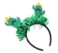 iplusmile Diadema De Cactus Banda De Pelo Hawaiano Accesorios Mexicanos Para Mujer Diadema De Fiesta Diademas De Sombrero Mexicano Diadema Mexicana Diadema Mexicana El Plastico Green