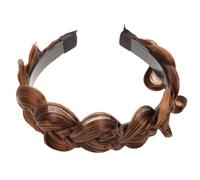 iplusmile Diadema para Peluca Trenzada Detalle de Encaje Accesorio Antideslizante para Cabello Femenino en Cumpleaños y Banquetes