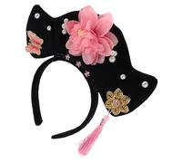 iplusmile Diadema Retro de Princesa Diadema Dinastía Qing Vintage Accesorio Cabello Hanfu Antiguo para Fiestas de Cosplay Eventos Culturales y Fotos de Estilo Clásico