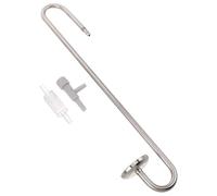 iplusmile Difusor de Oxígeno para Acuario Acero Inoxidable 25 CM Difusor Nano Burbujas Pequeño para Peceras Aireador Profesional para Plantas Acuáticas y Acuarios Domésticos