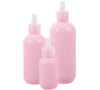 iplusmile Diseño Portátil Set de 3 Botellas Exprimibles para de Plástico para Viaje Dispensador de Cosméticos y Lavado Facial y Adecuado para Viajes y Gimnasio Viajes Gimnasio