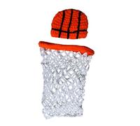 iplusmile Disfraz para Ñiño Forma de Baloncesto, Ropa de Punto de Red de Hilo de Algodón, Cómodo para Sesión de Fotos y Fiesta