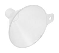 iplusmile Embudo de filtración de laboratorio de plástico con fondo plano, embudo científico para uso en adición de reactivos y experimentos