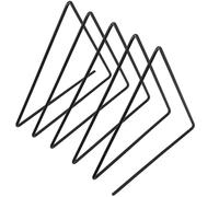 iplusmile Estantería Triangular para Libros de Hierro Negro Diseño Nórdico, Organizador de Escritorio para Reducción de Desorden y Ahorro de Espacio en Estudio o Mesita de Noche