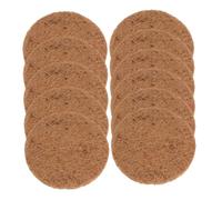 iplusmile Estera para y Nidos De Aves Almohadillas para Nido De Fibra De Natural 0,6-0,8 Cm De Grosor 15 Cm Diámetro Uso para Cría De y Pájaros Mascotas